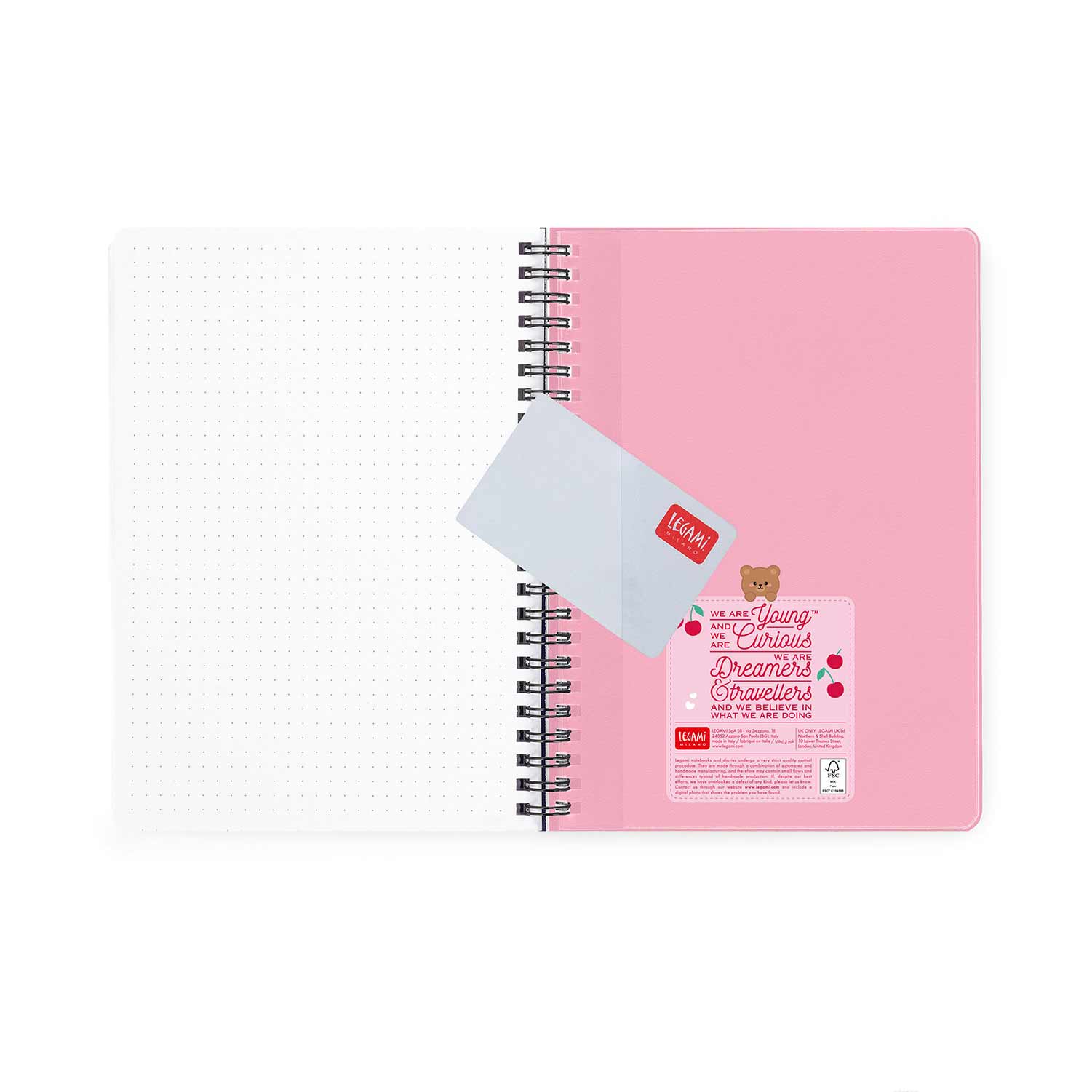Agenda Escolar Semanal A5 2026/27 16 Meses Espiral Legami Teddy Bear Cherry Pink Com Elastico Ag2716066 ( Imagem 4 de 4 ) - Preview