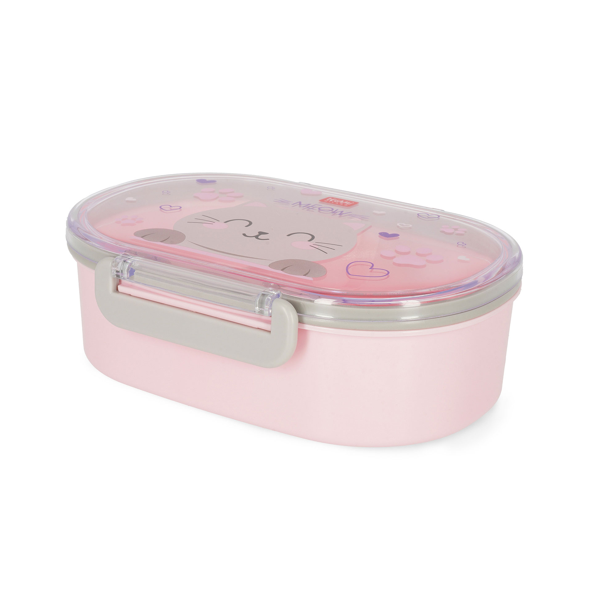 Caixa De Lanche Legami Snack & Go Kitty "Meow" Ksnb0001 ( Imagem 2 de 4 ) - Preview