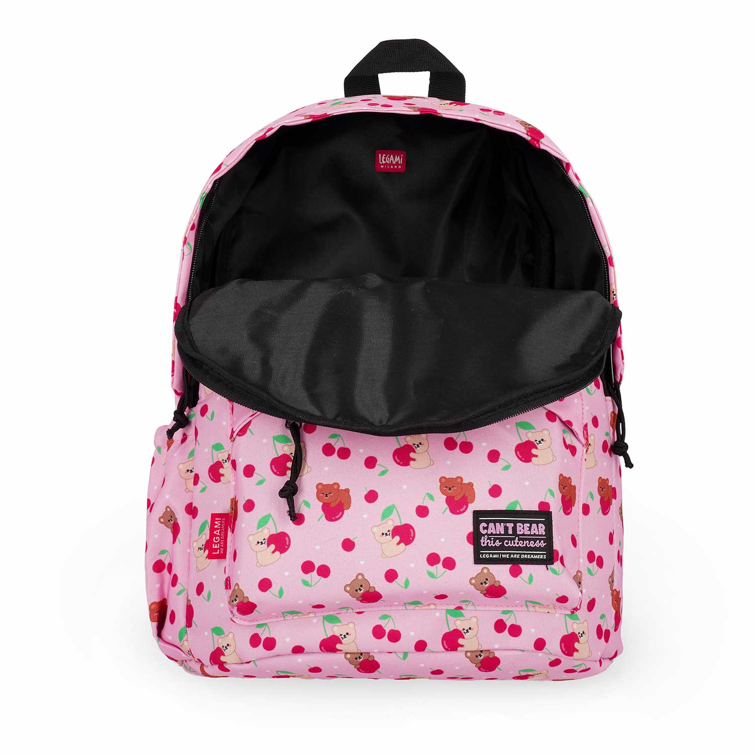 Mochila Legami My Backpack Teddy Bear Cherry Pink 30X40X18Cm Bpk0021 ( Imagem 4 de 4 ) - Preview