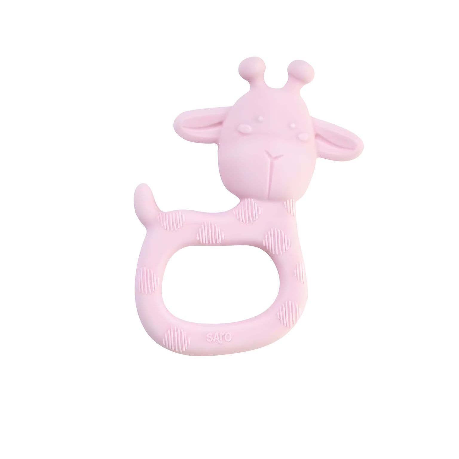 Mordedor de Silicone Girafa Rosa ( Imagem 2 de 4 ) - Preview