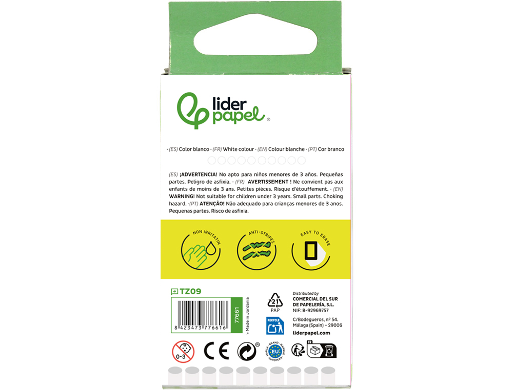 LIDERPAPEL - CX C/10 GIZ BARNCO - 77661 ( Imagem 5 de 11 ) - Preview