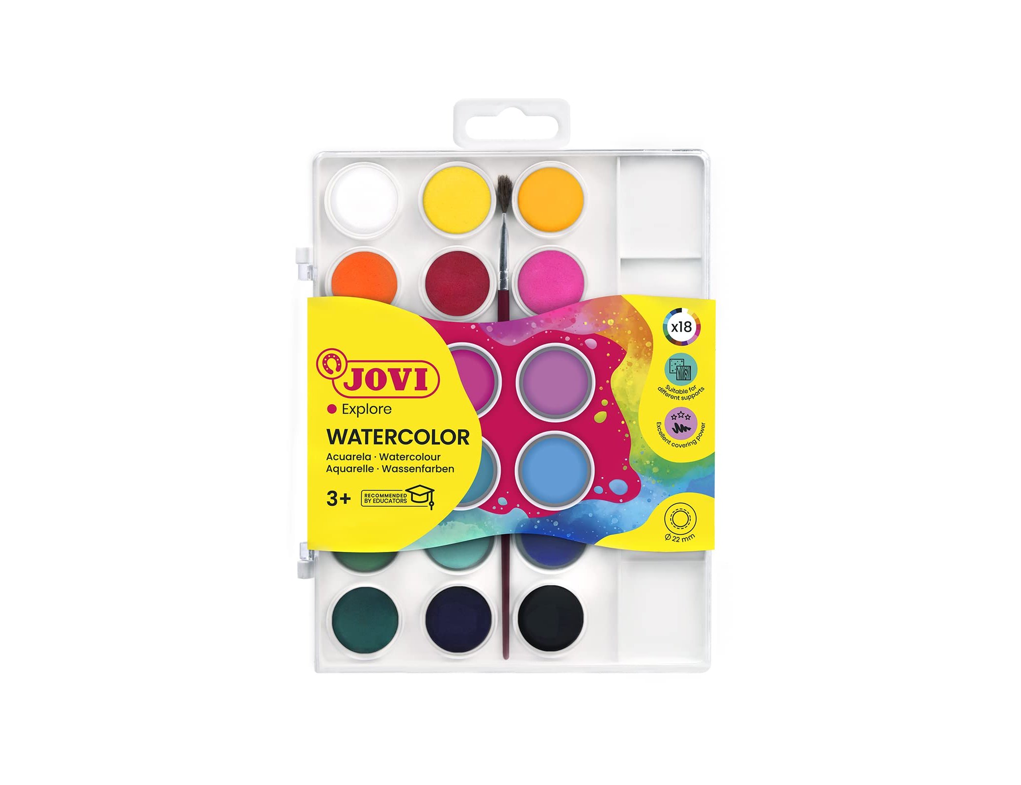 Aguarela jovi 18 cores ( Imagem 3 de 9 ) - Preview