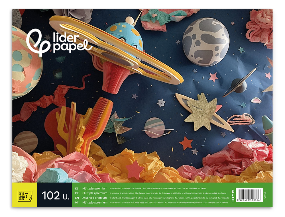Bloco de trabalhos manuais Liderpapel - Premium ( Imagem 5 de 16 ) - Preview