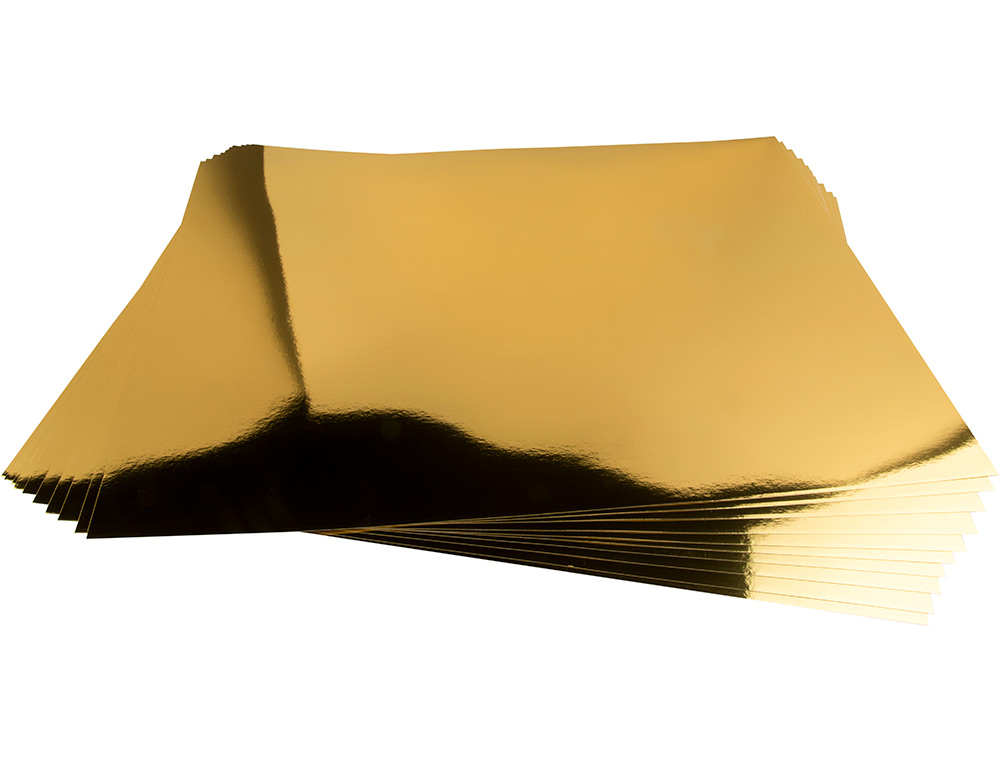 Cartolina metalizada liderpapel 50x65 cm 235 gr ouro (10 unidades) ( Imagem 5 de 9 ) - Preview