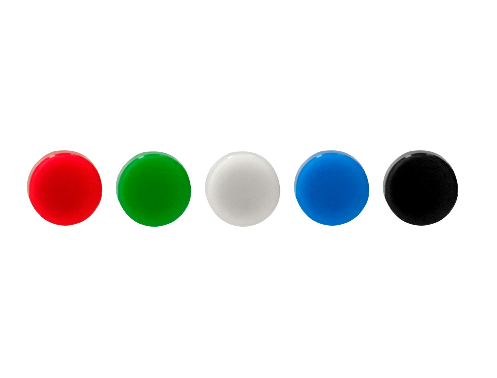 Iman de sinalizacao liderpapel ecouse pp reciclado para quadro magnetico 20 mm caixa de 10 unidades cores sortidas ( Imagem 3 de 25 ) - Preview
