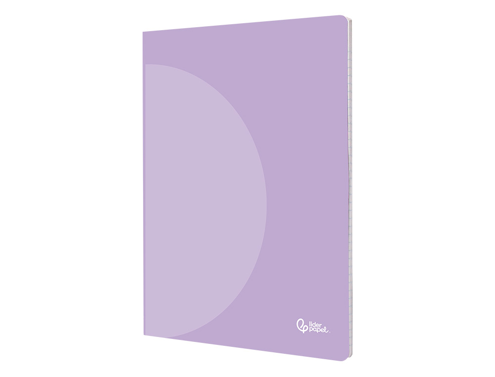 Caderno agrafado liderpapel 360 capa de plastico din a5 48 f 90 gr quadricula 5 mm com dupla margem cores pastel sort ( Imagem 5 de 9 ) - Preview