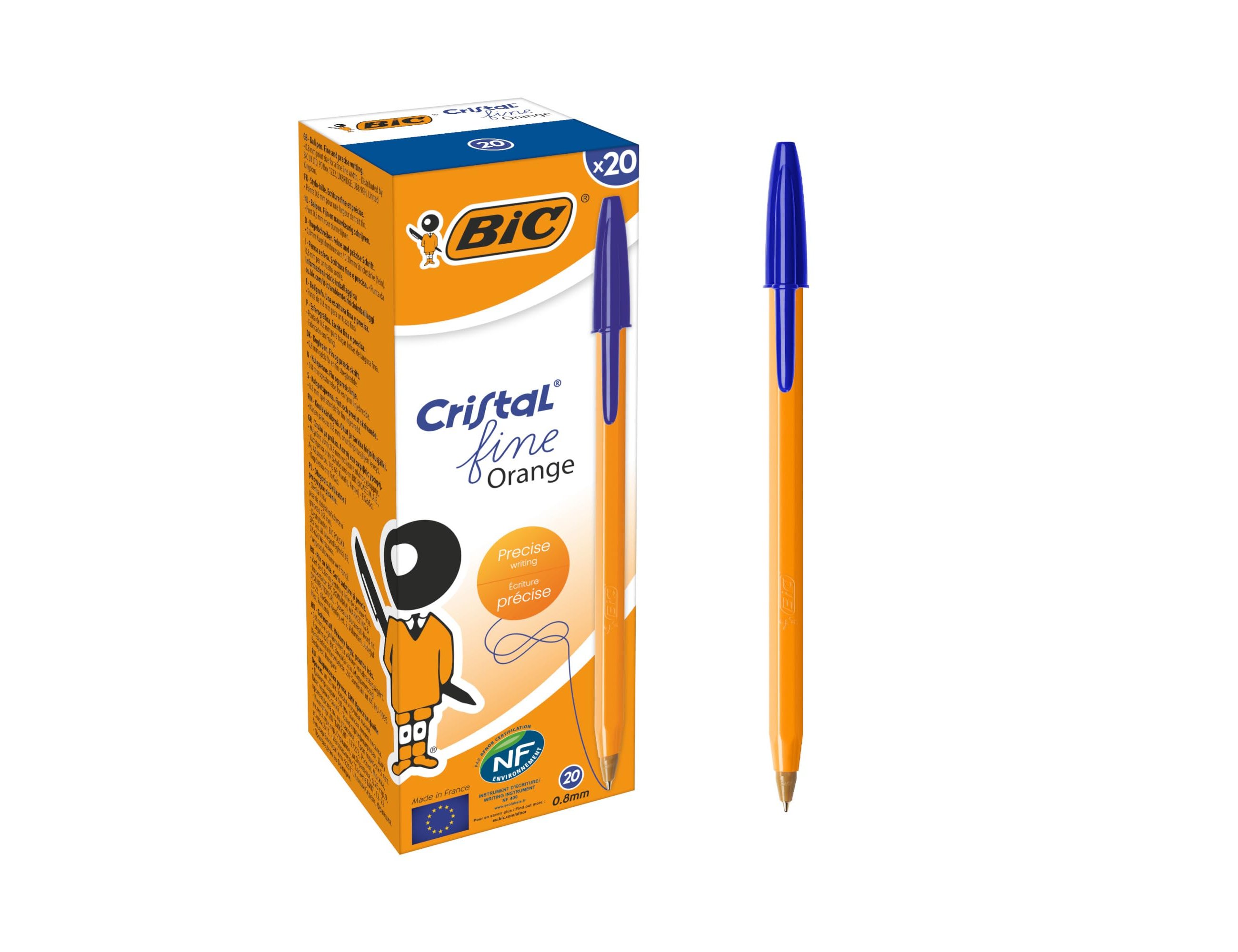 Esferográfica Bic Laranja Azul ( Imagem 3 de 5 ) - Preview