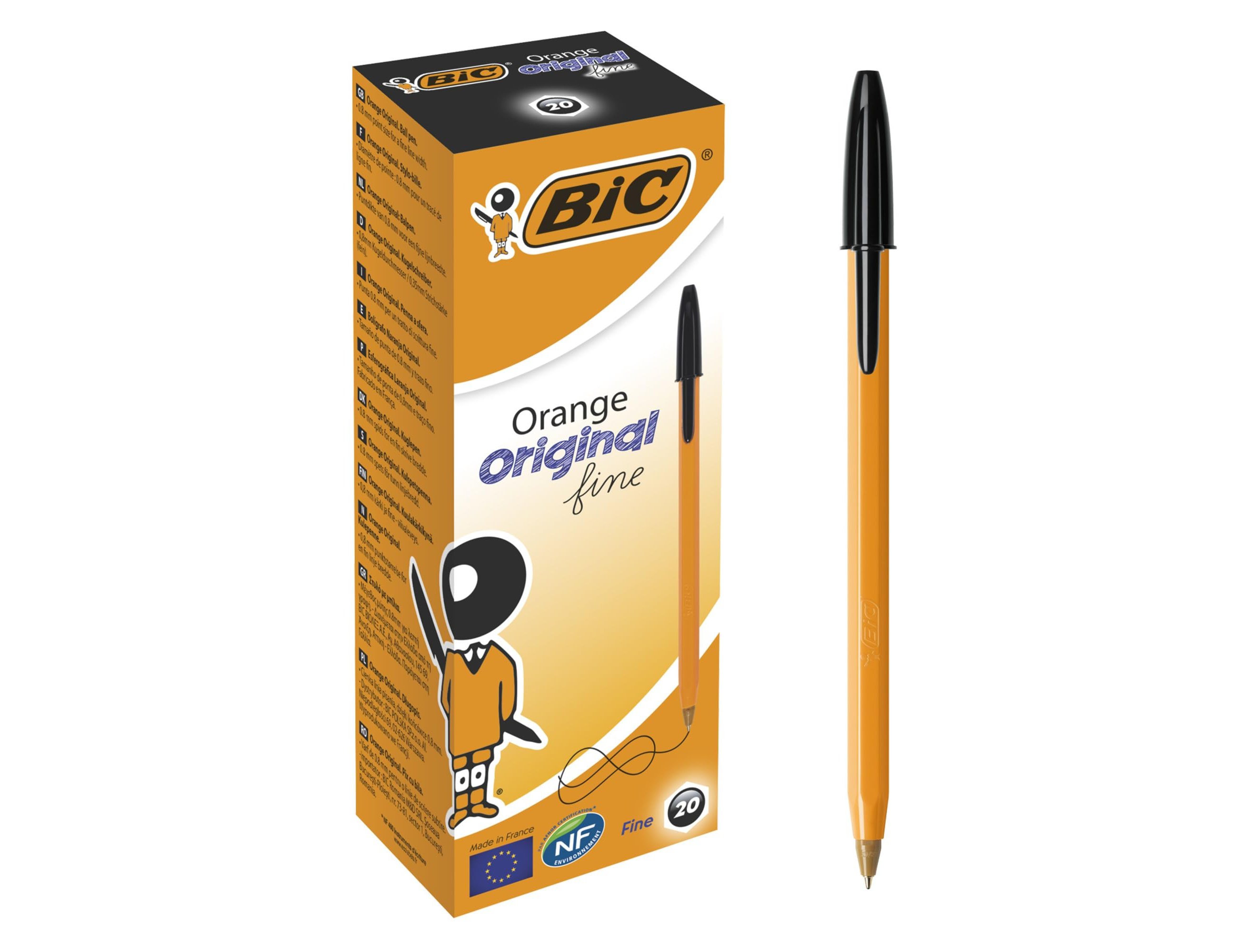 Esferografica bic laranja preto ( Imagem 3 de 7 ) - Preview