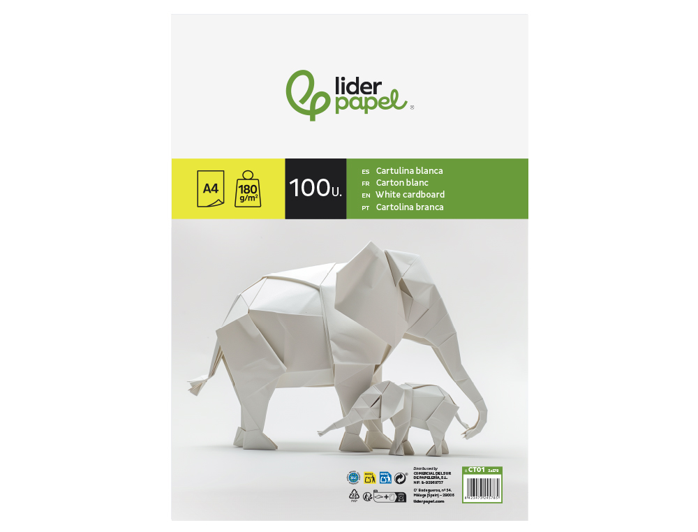 LIDERPAPEL - 100 FLS A4 BRANCAS 180g  24578 ( Imagem 5 de 19 ) - Preview