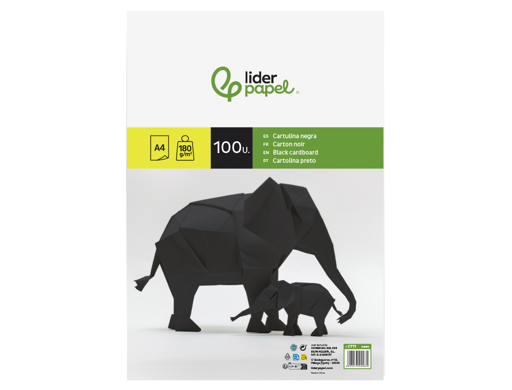 LIDERPAPEL - EMB. 100 FLS CARTOLINA PRT - CT11 ( Imagem 5 de 17 ) - Preview