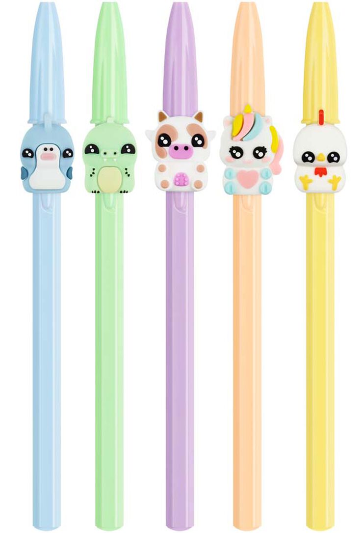 Esferográfica BIC Cristal Pastel Figurines 1 mm 5 cores ( Imagem 2 de 2 ) - Preview