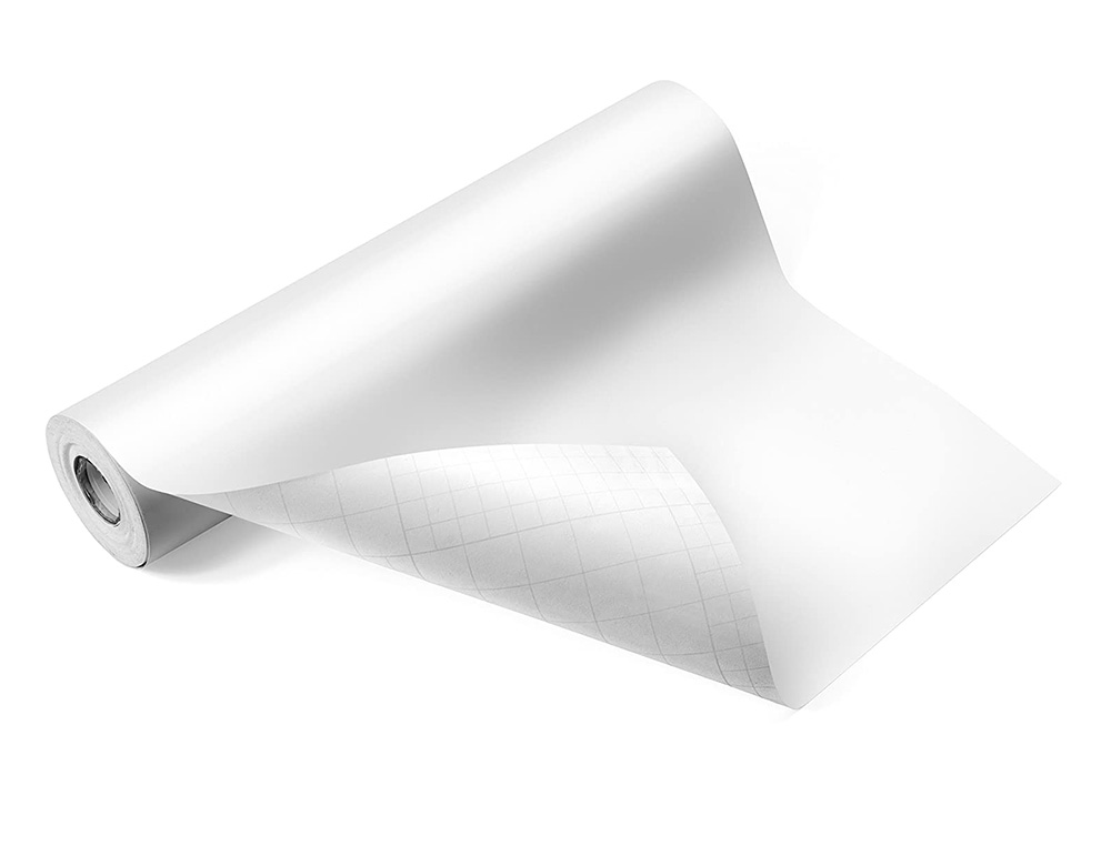 Rolo Adesivo Liderpapel Unicolor Branco Brilho - Rolo de 0,45 x 20 mt ( Imagem 4 de 12 ) - Preview