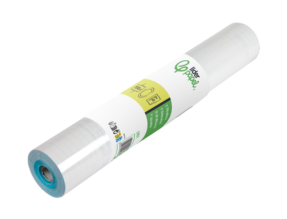 Rolo adesivo liderpapel transparente rolo de 0,45 x 20 mt ( Imagem 3 de 3 ) - Preview