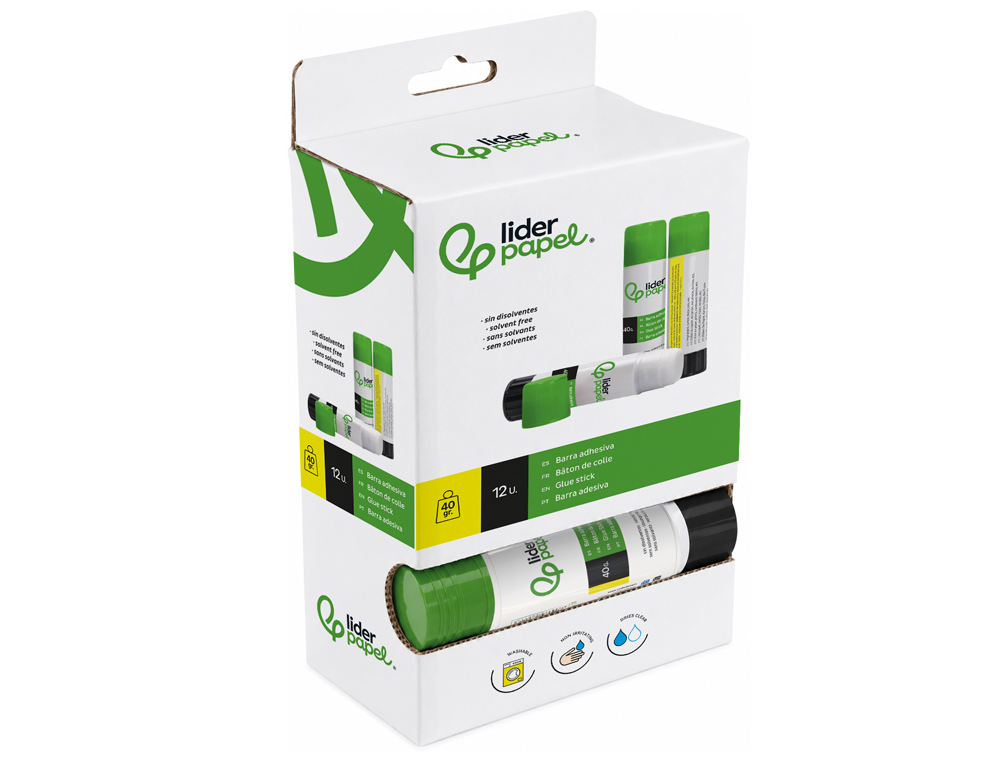 Cola em stick liderpapel de 40 gr (12 unidades) ( Imagem 5 de 5 ) - Preview