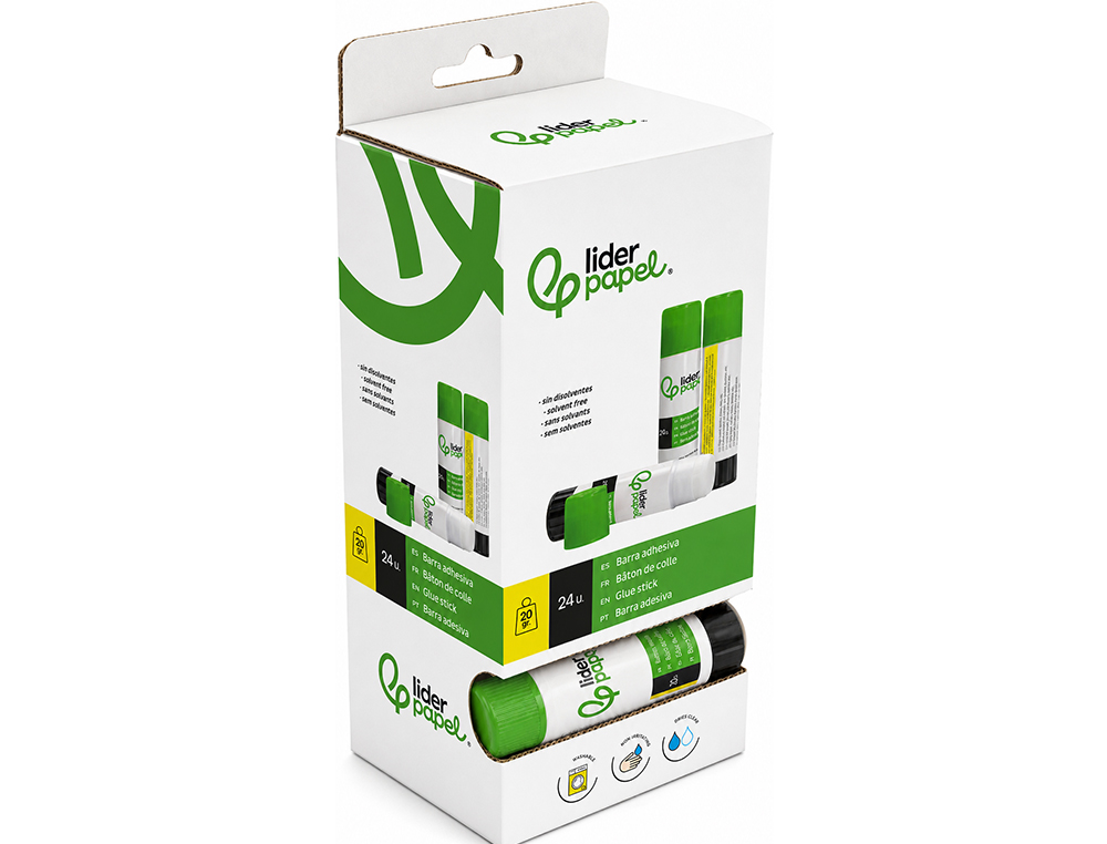 Cola em stick liderpapel de 20 gr (24 unidades) ( Imagem 5 de 5 ) - Preview