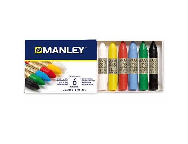 Lapis cera manley 6 cores ( Imagem 3 de 6 ) - Preview