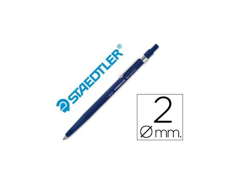 Lapiseira staedtler mars com clip 2 mm (10 unidades) ( Imagem 4 de 4 ) - Preview