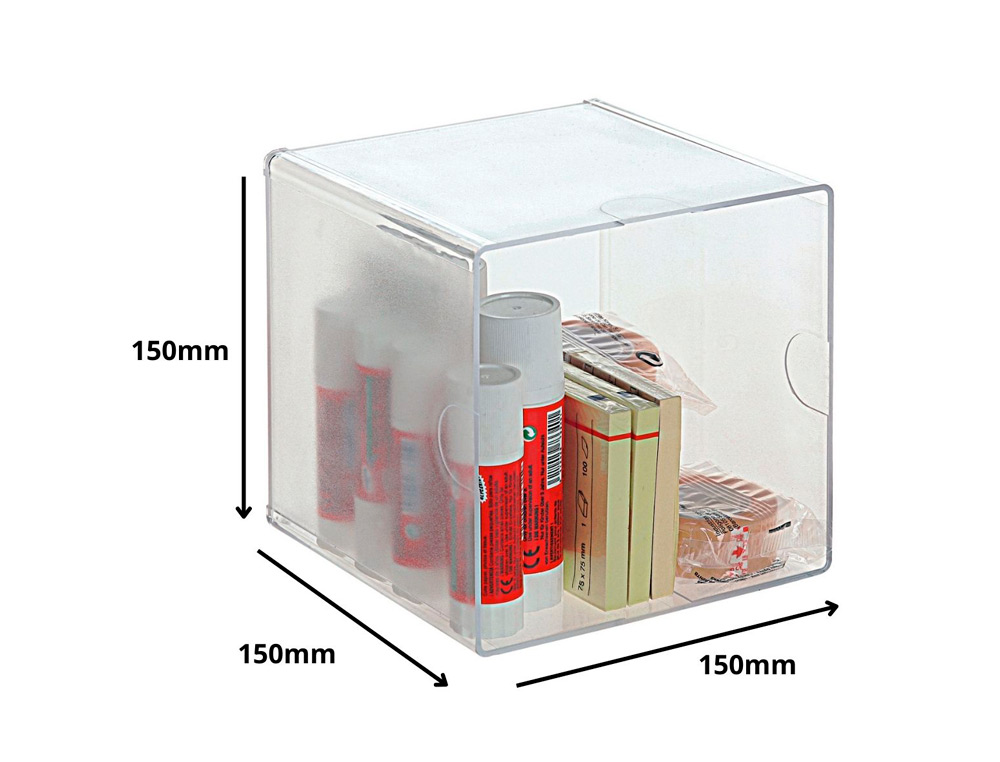 Cubo de arquivo archivo 2000 compartimento organizador modular plastico 155x155x155xmm inclui ( Imagem 3 de 3 ) - Preview