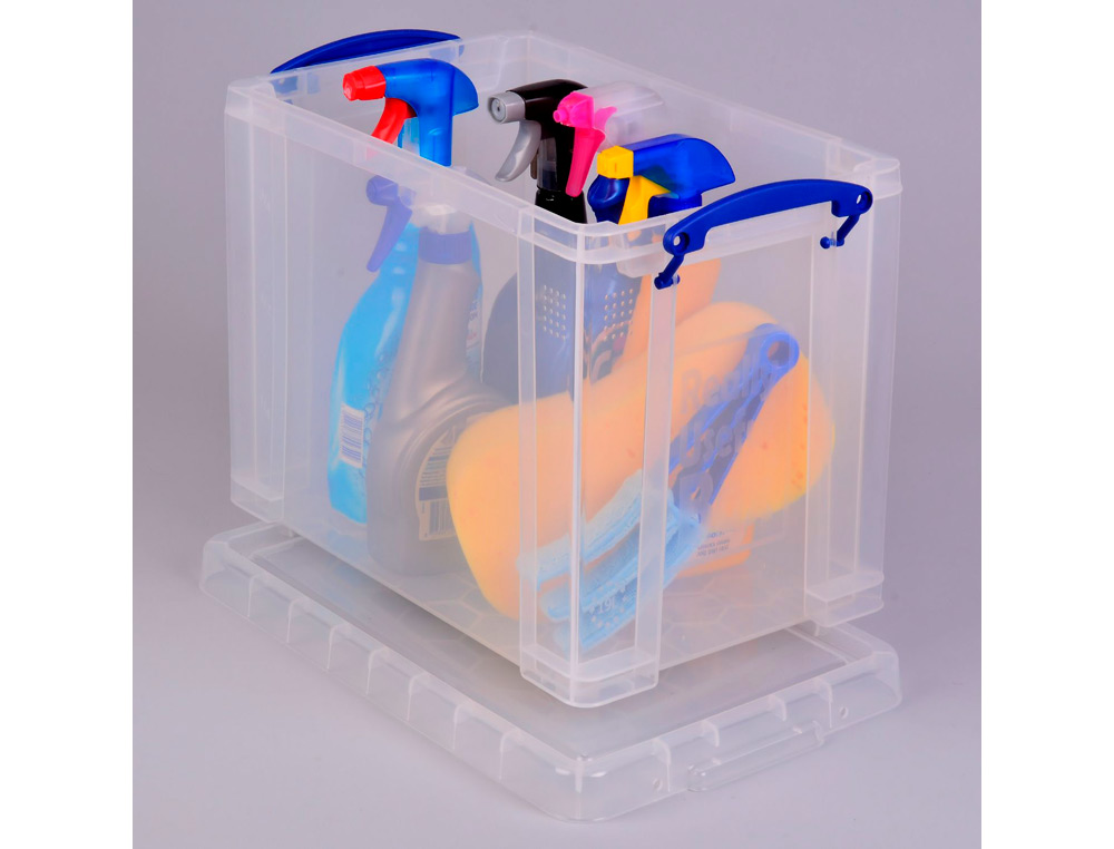 Organizador archivo 2000 plastico transparente com capa para capas de suspensao din a4 19 litros 395x255x290 mm ( Imagem 2 de 3 ) - Preview