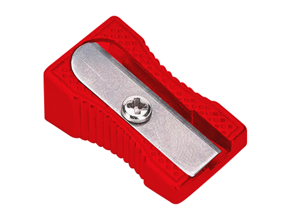 Apara lapis liderpapel metalico 1 uso cor vermelho (20 unidades) ( Imagem 4 de 20 ) - Preview