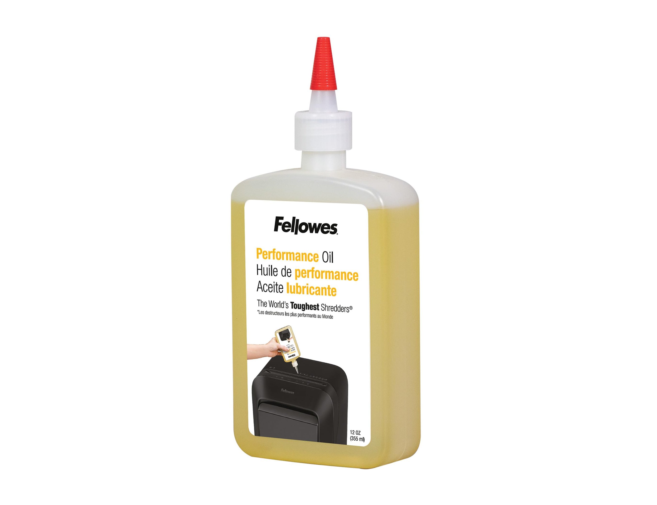 Oleo lubrificante fellowes para destruidoras de documentos 350 ml ( Imagem 3 de 9 ) - Preview