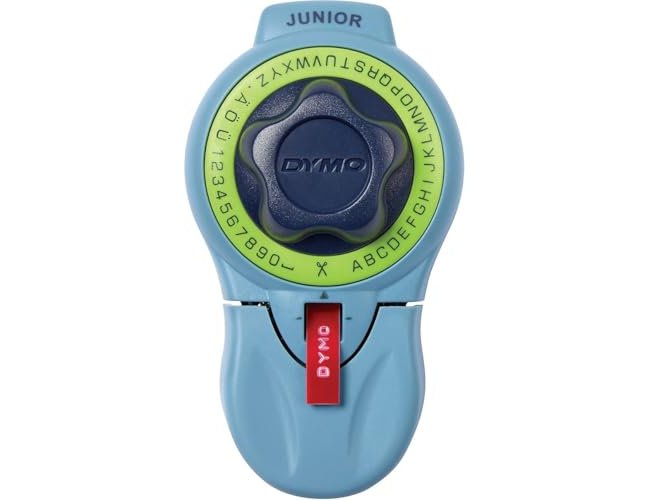 Etiquetadora dymo junior 9 mm utiliza fitas 3d de 9 mm de largura x 2 e 3 m de comprimento cor azul ( Imagem 4 de 5 ) - Preview