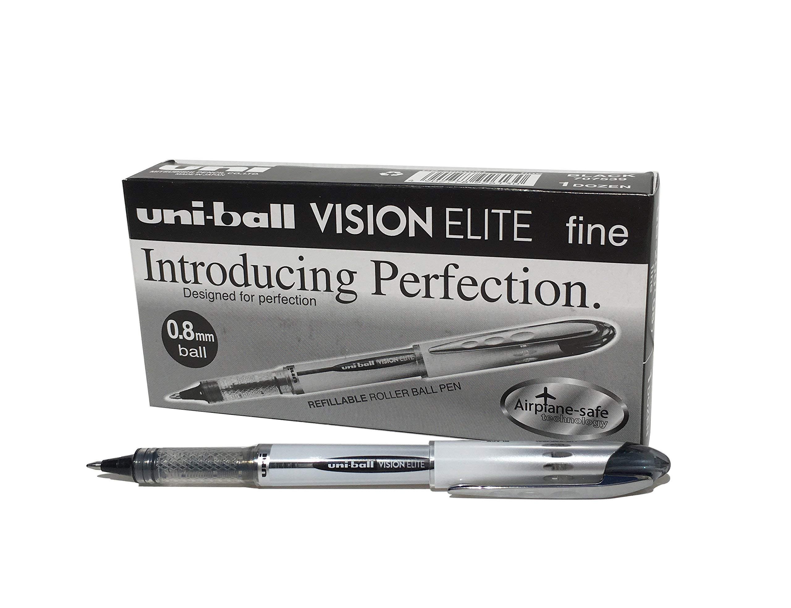 Marcador uni-ball roller ub-200 vision preto 0,8 mm (12 unidades) ( Imagem 3 de 4 ) - Preview