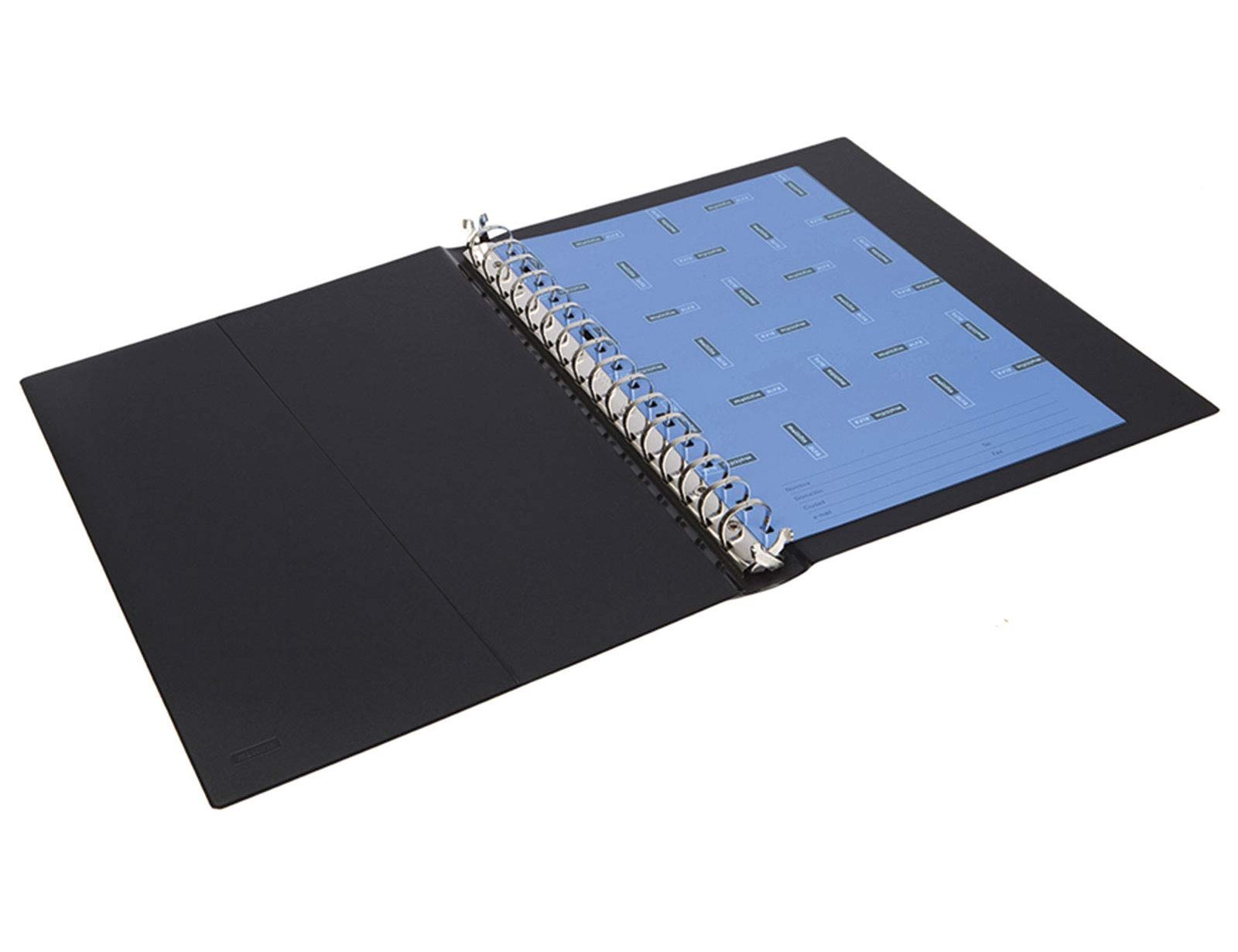 Pasta multifin alfa 3005-m 16 aneis 25 mm plastico folio preto ( Imagem 4 de 5 ) - Preview