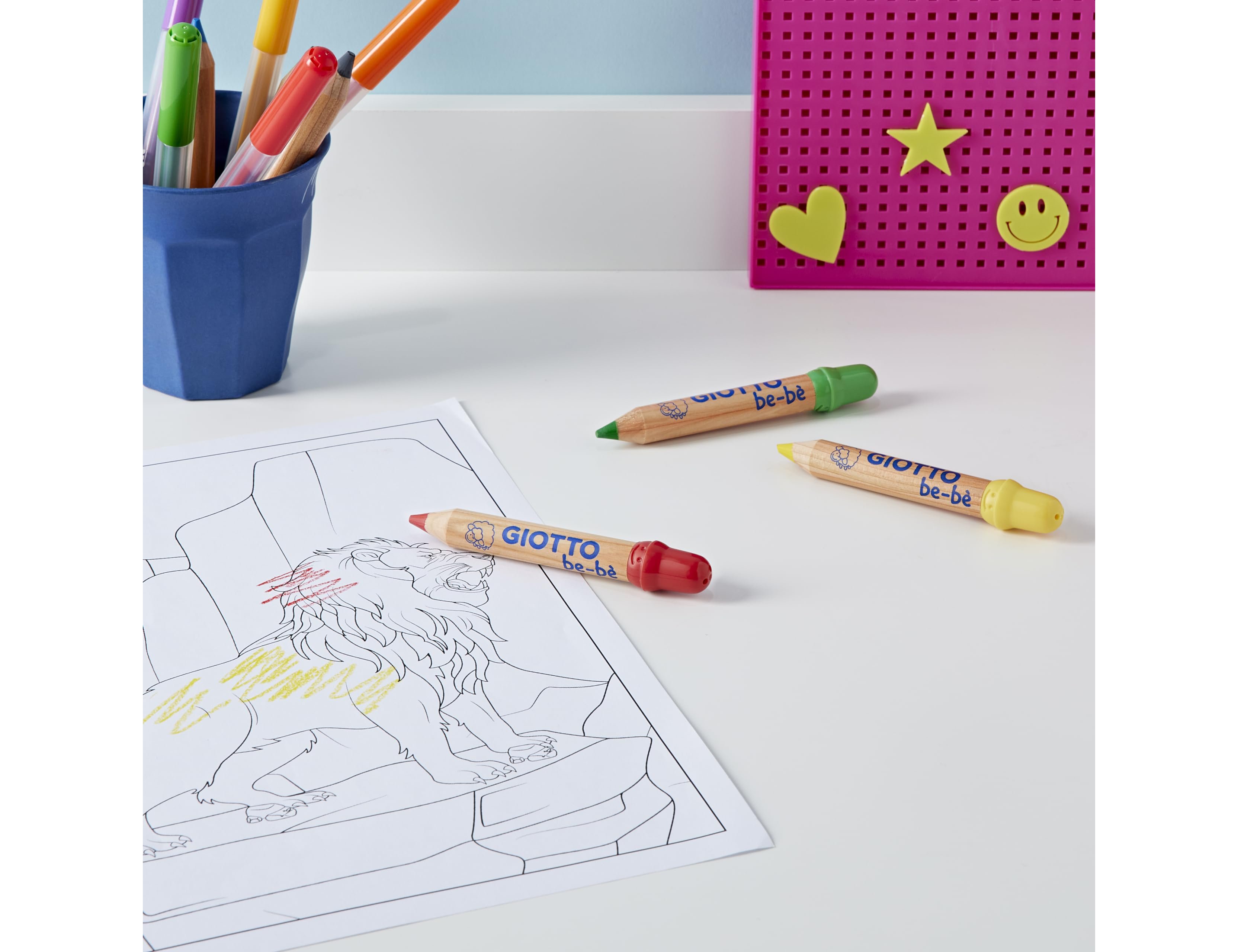 Lápis de Cor Giotto Bebe 6 Unidades ( Imagem 3 de 5 ) - Preview