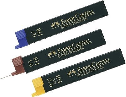 Minas faber grafite 9065 0,5 mm 3h - estojo de 12 minas (12 unidades) ( Imagem 3 de 3 ) - Preview