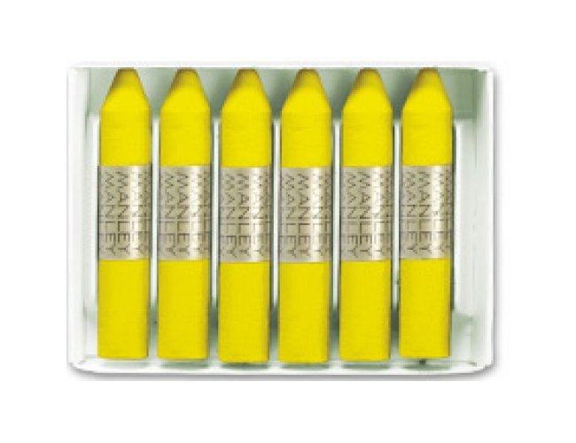 Lapis de cera manley 12 unidades amarelo limao ( Imagem 3 de 3 ) - Preview