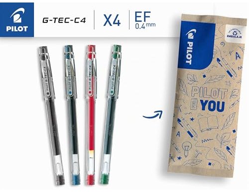 Esferografica pilot ponta fina g-tec-c4 vermelho (12 unidades) ( Imagem 4 de 4 ) - Preview