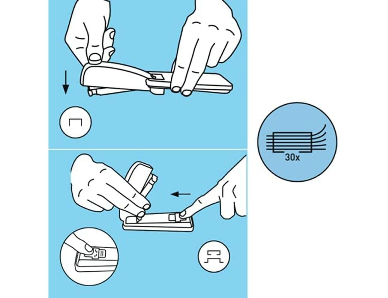 Petrus 226 blue stapler ( Imagem 4 de 5 ) - Preview
