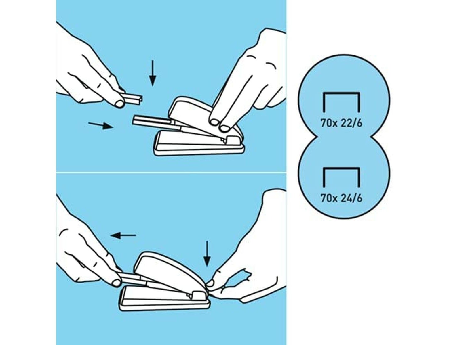 Petrus 226 blue stapler ( Imagem 5 de 5 ) - Preview
