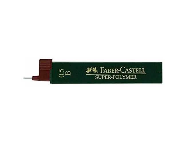 Minas faber grafite 9065 0,5mm2b caixa 12 minas (12 unidades) ( Imagem 4 de 6 ) - Preview
