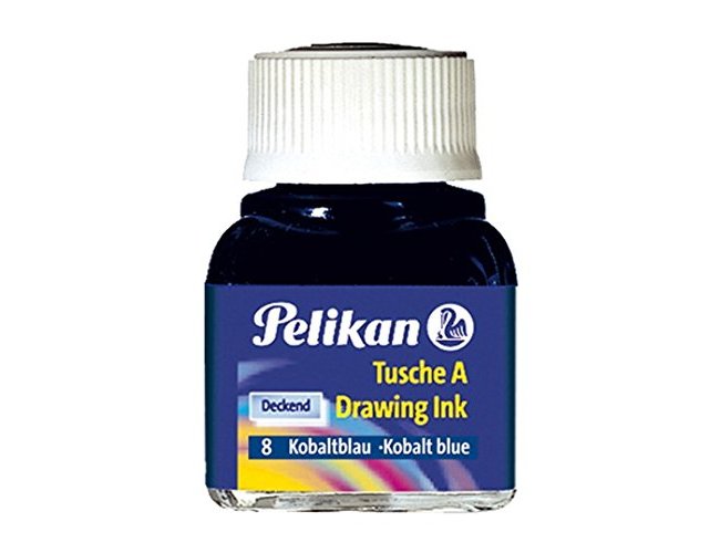 Tinta da china pelikan frasco 10 ml azul-cobalto ( Imagem 3 de 3 ) - Preview