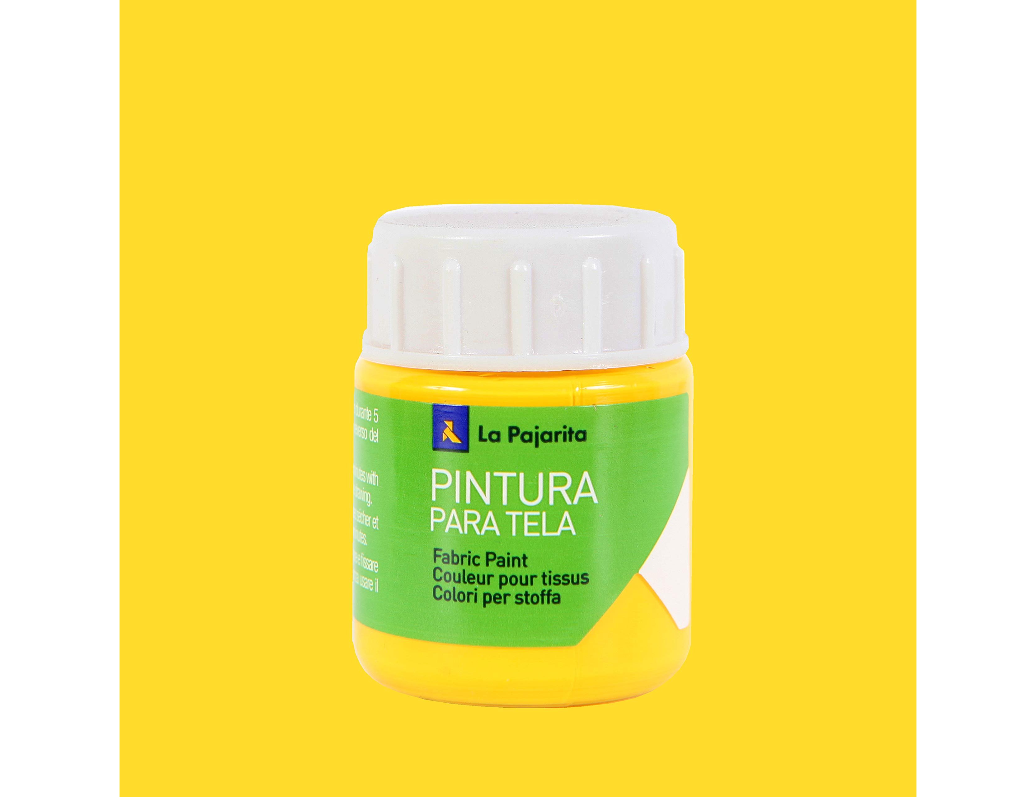 Tinta para tela la pajarita 20 ml amarelo real ( Imagem 3 de 6 ) - Preview
