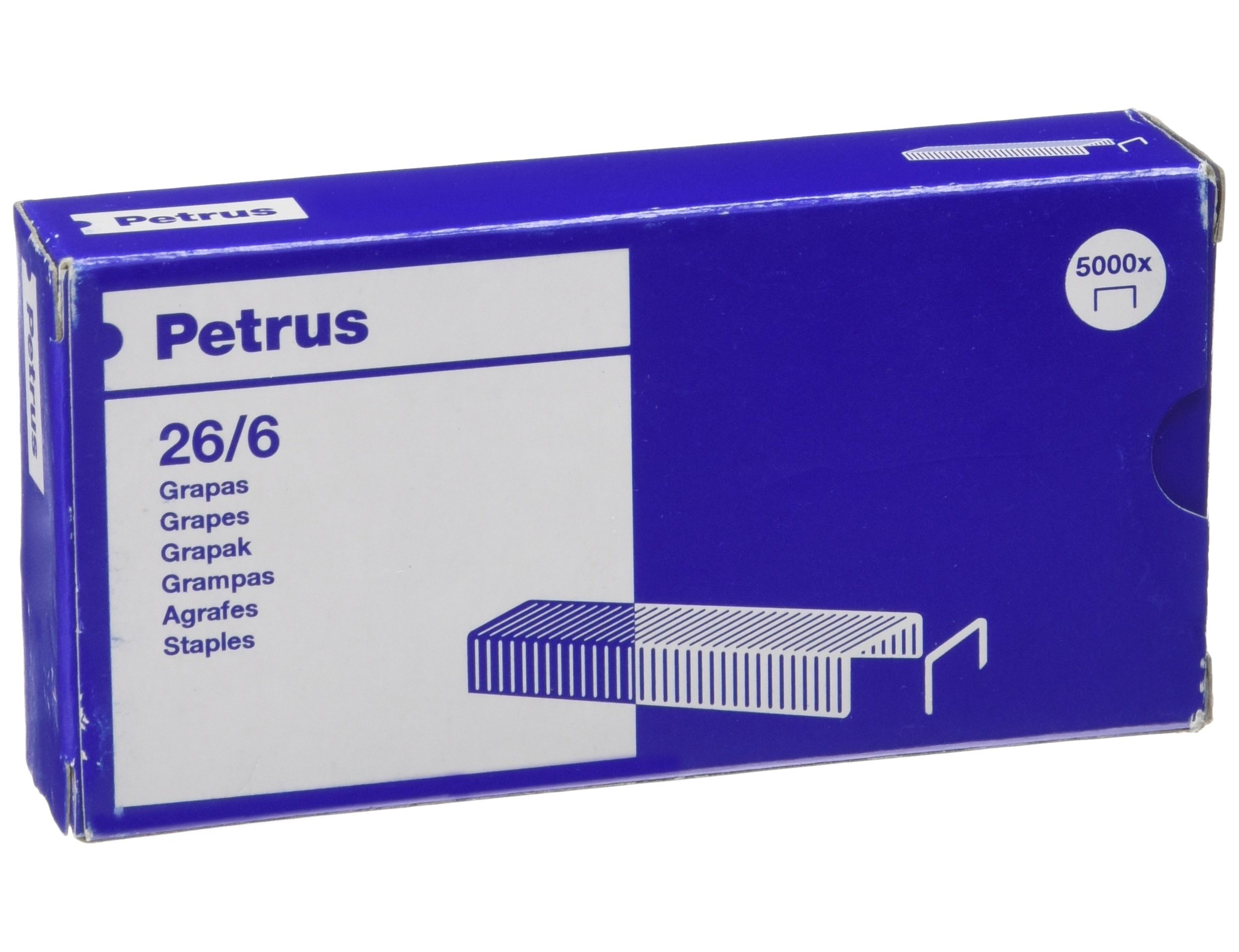 Agrafes petrus cobreado 26/6 caixa 5000 unidades ( Imagem 3 de 3 ) - Preview