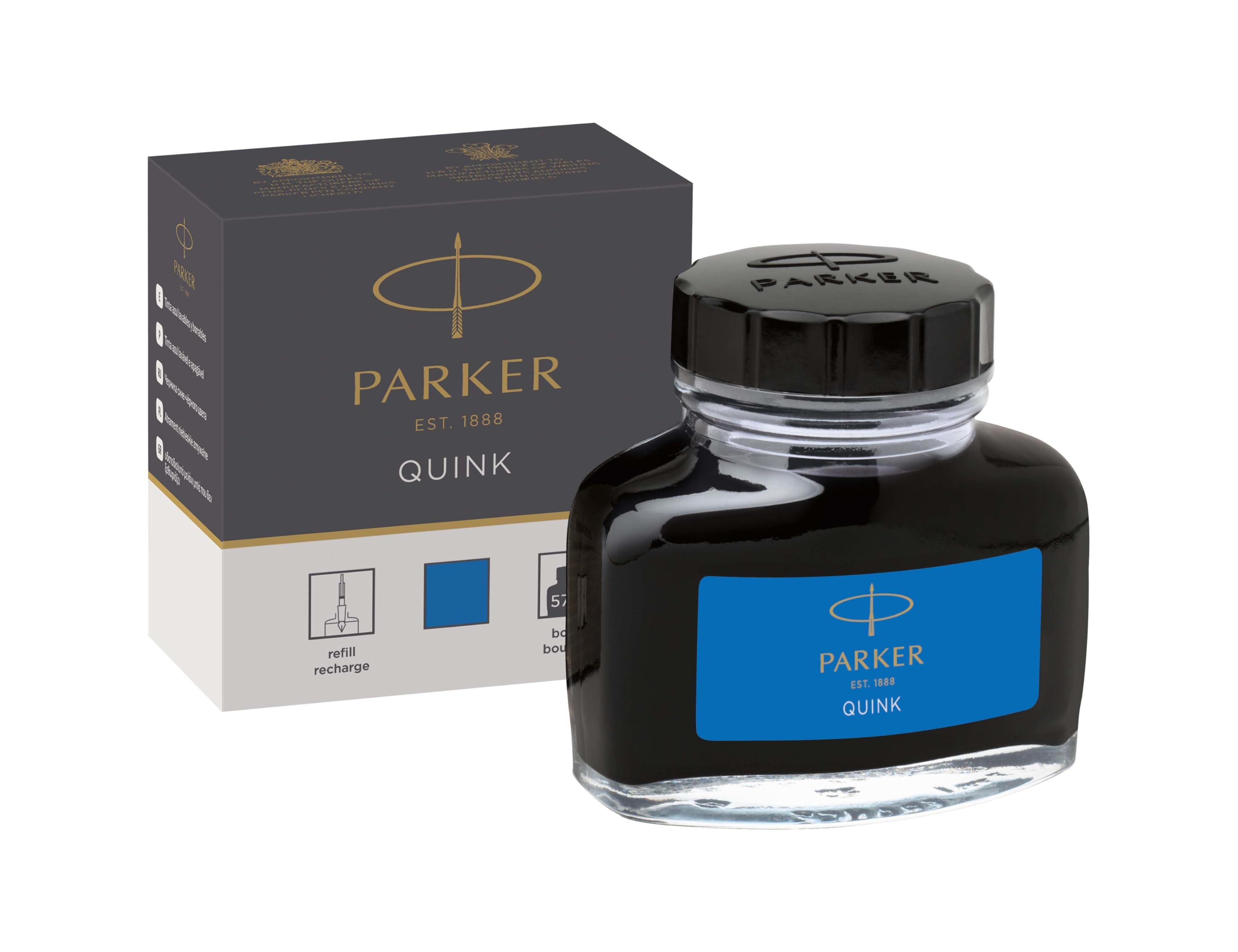 PARKER - TINTEIRO 57ml AZUL - 1950377 ( Imagem 3 de 8 ) - Preview