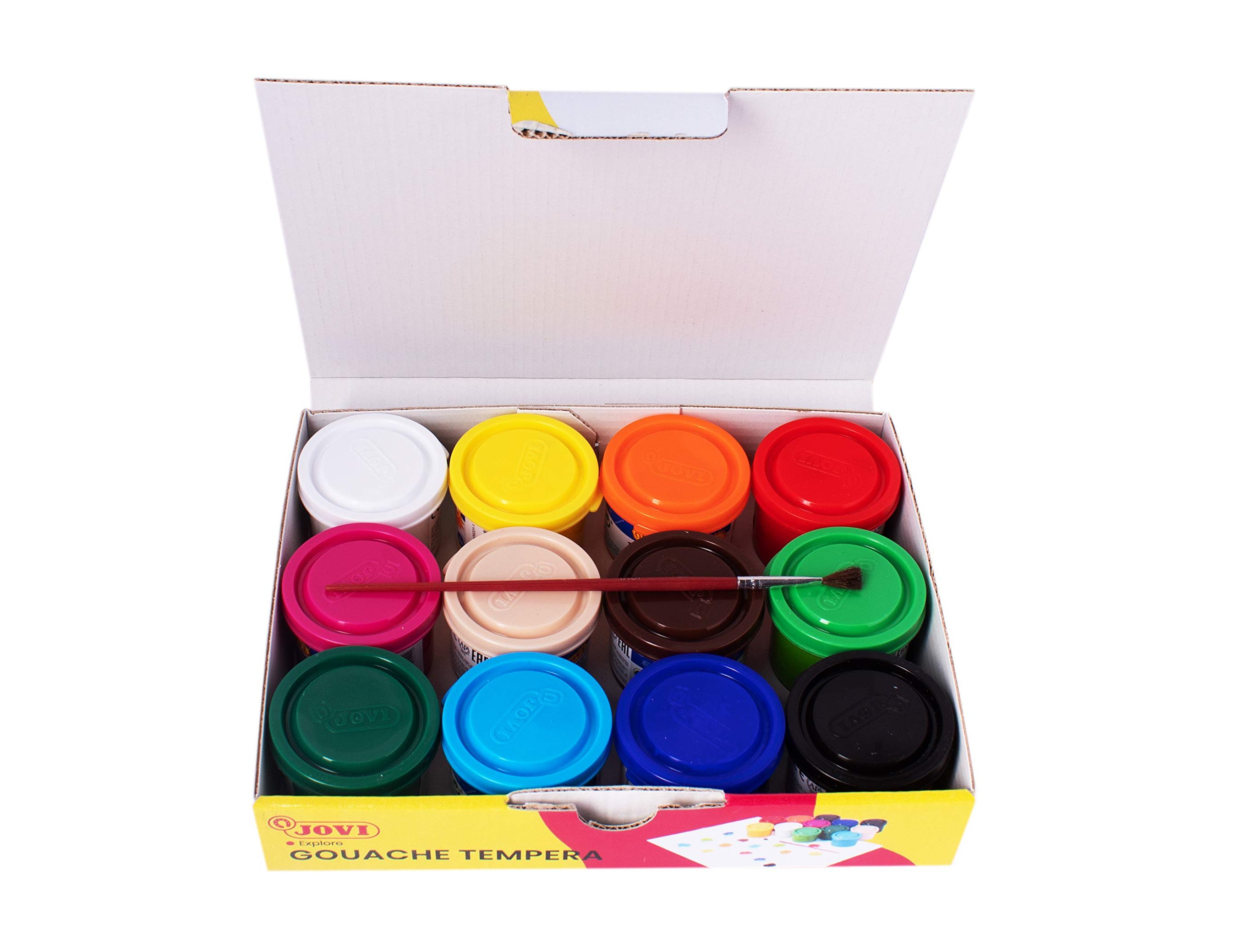 Jovi gouache paint, 35 ml, 12 assorted colors ( Imagem 5 de 9 ) - Preview