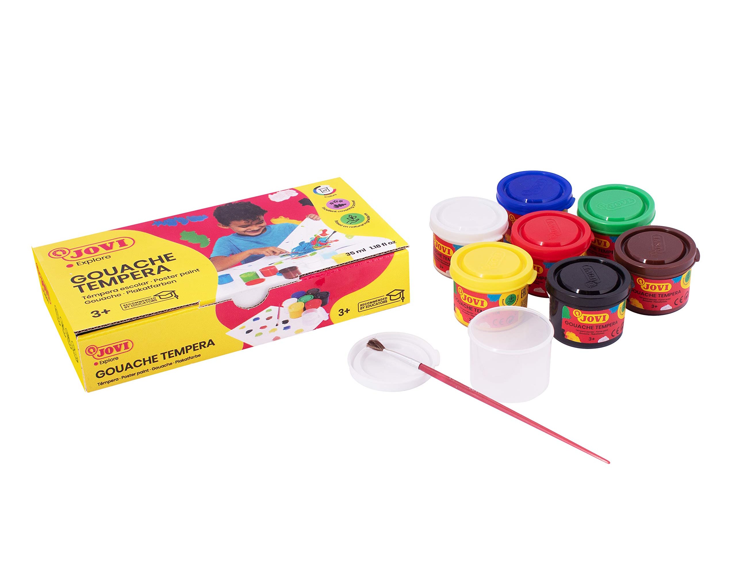Guache Jovi 35ml 7 Cores Sortidas ( Imagem 3 de 9 ) - Preview