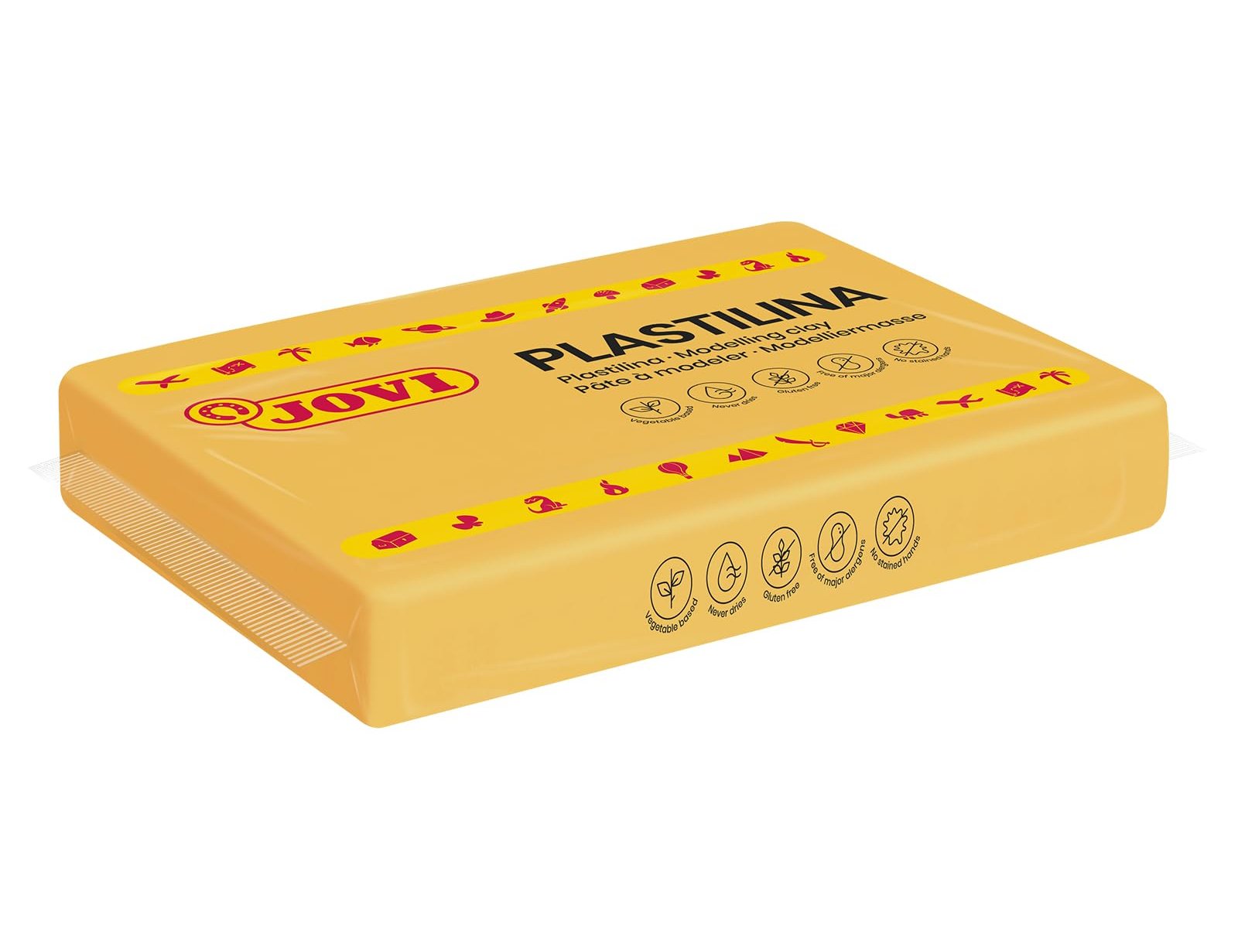 Jovi 72 modeling clay, 350g, dark yellow ( Imagem 5 de 9 ) - Preview