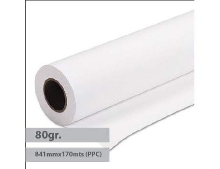 Papel reprografia para planos 80 gr 841 mm x 170 mt ( Imagem 3 de 3 ) - Preview