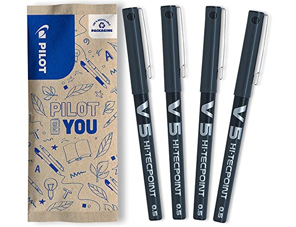 PILOT - RB V5 GRIP 0,5 PRETO - BXGPN-V5 ( Imagem 3 de 4 ) - Preview