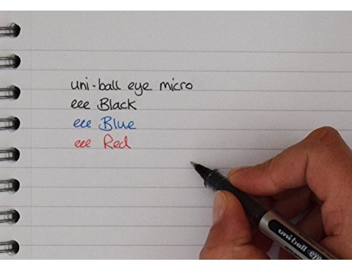 Marcador uni-ball roller ub-150 micro eye preto 0,5 mm (12 unidades) ( Imagem 5 de 7 ) - Preview