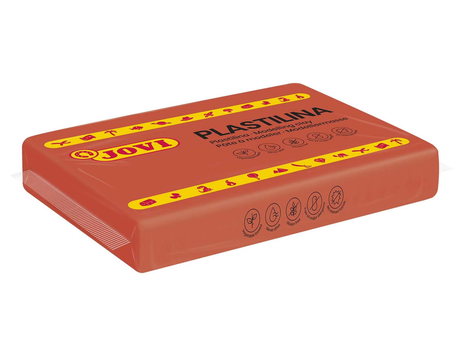 Jovi 72 modeling clay, 350g, brown. ( Imagem 3 de 3 ) - Preview