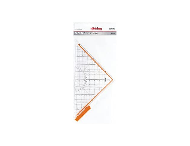 ROTRING - ESQUADRO GEOMETRIA 32cm C/ PEGA ( Imagem 3 de 4 ) - Preview