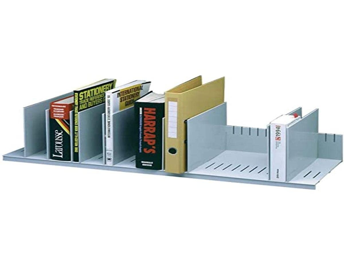 Organizador de armario paperflow cinza com 10 compartimentos ajustaveis 802 x 275 x 210 mm ( Imagem 3 de 5 ) - Preview