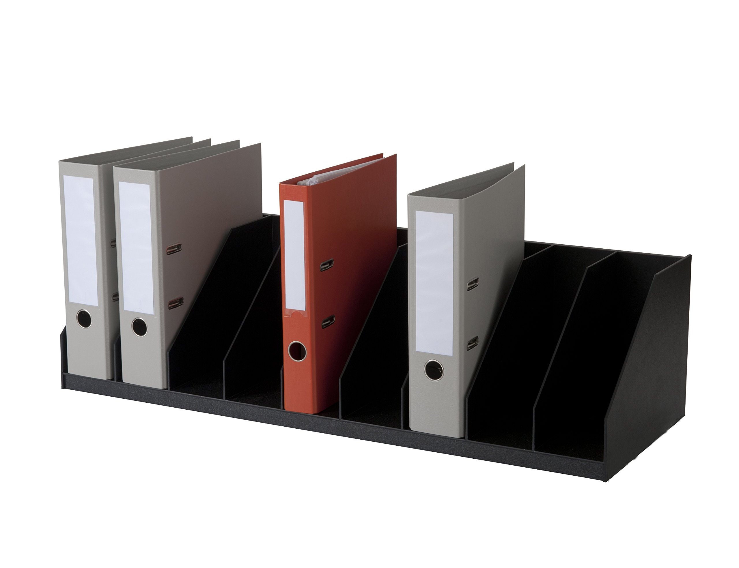 Organizador de armario paperflow preto com 9 compartimentos fixos para arquivo 89 x 29 x 21 cm ( Imagem 3 de 3 ) - Preview
