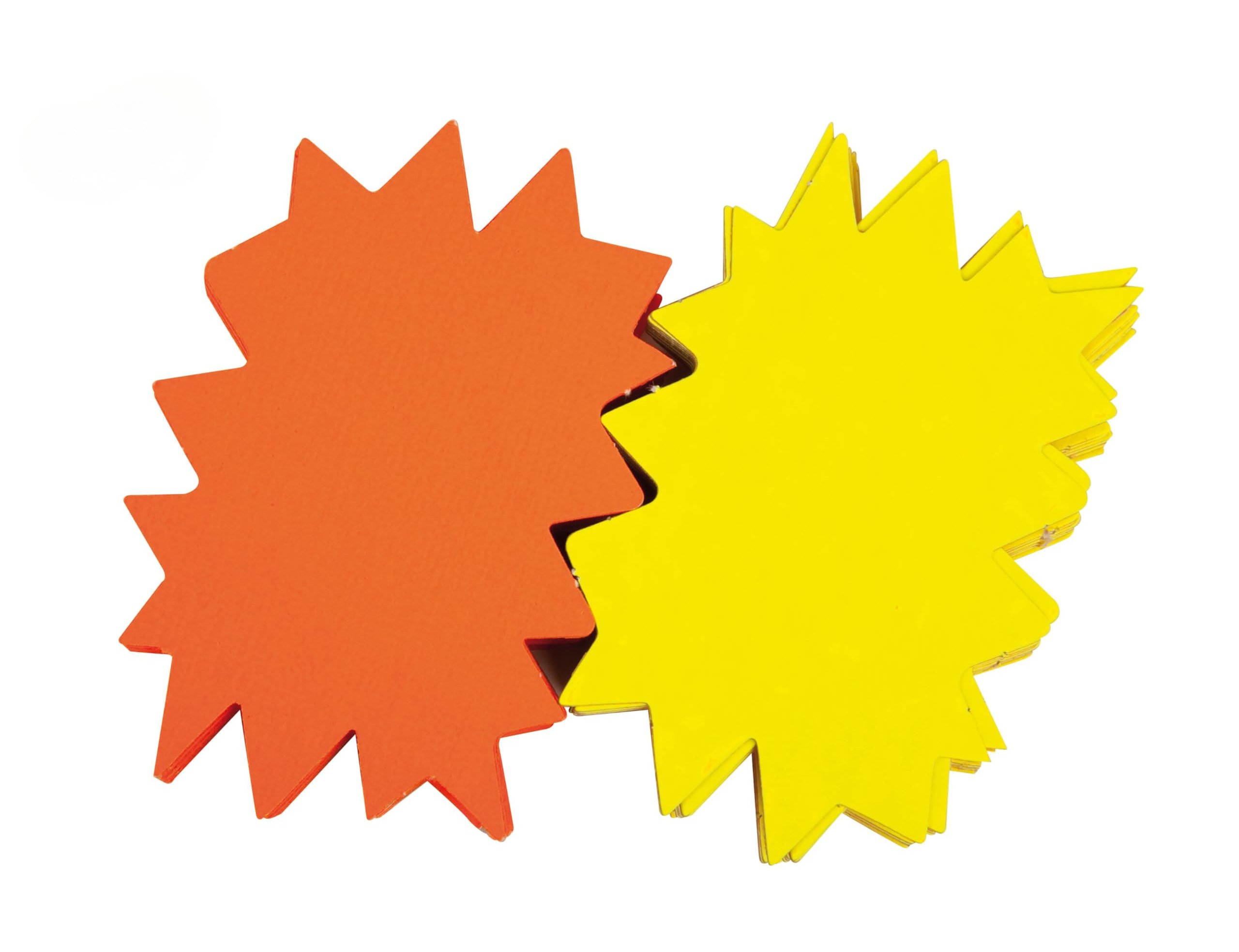 Etiqueta cartolina amarela fluo 110x80mm para marcar precos pack 50 unidades ( Imagem 3 de 3 ) - Preview